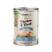 Консерва для щенков с птицей и уткой Chicopee Dog Junior Pure Chicken & Duck 400 г