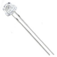 Світлодіод УФ 5 мм (ультрафіолетовий) 100 мКд короткий FYL-4813VC