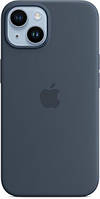 Чехол Silicone Case with MagSafe (без анимации) iPhone 14 Plus Storm Blue