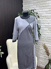Стильна жіноча сукня, тканина "Замш" 52, 60 розмір 60