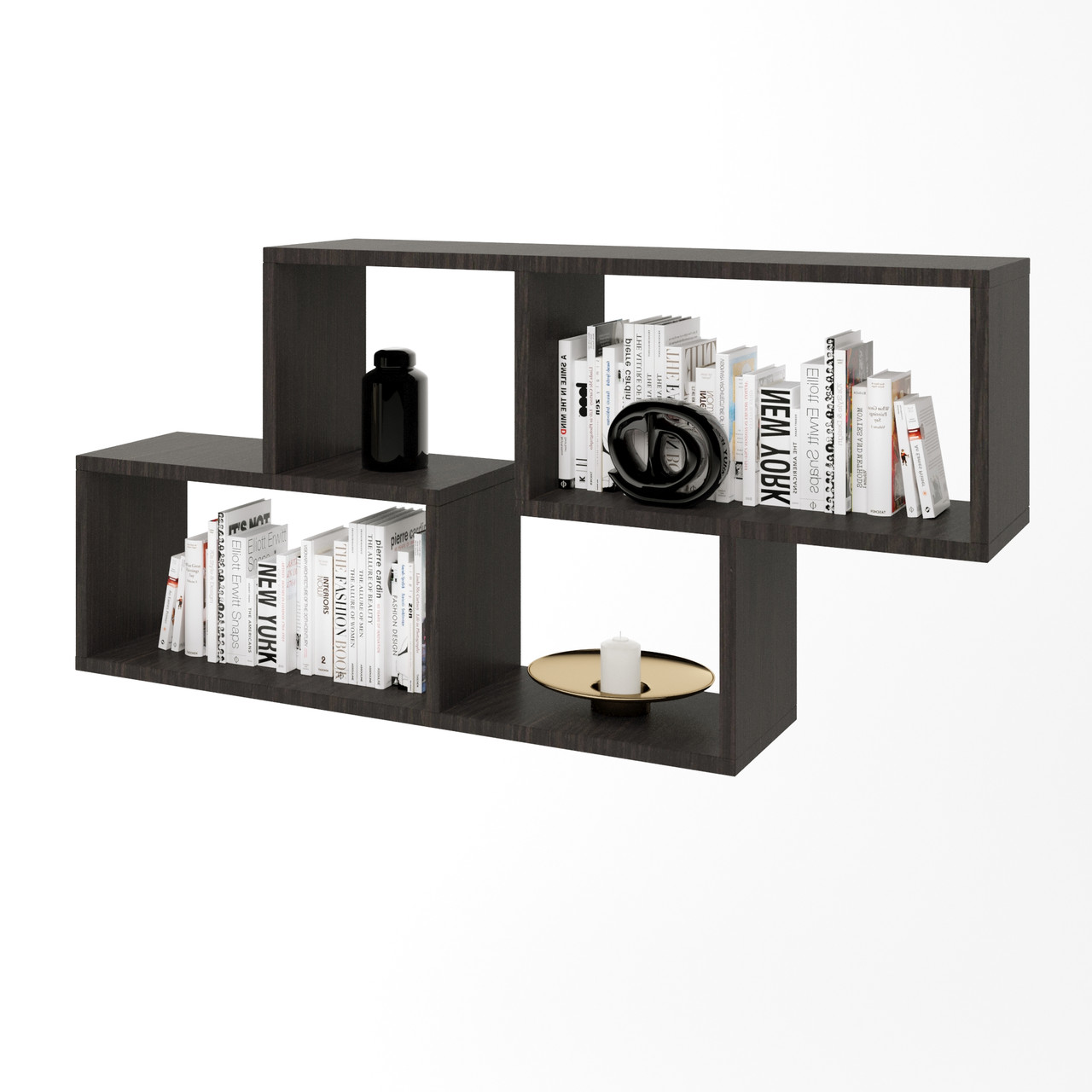 Полиця навісна Еверест ПН-4 венге темний (DTM-2223), фото 1