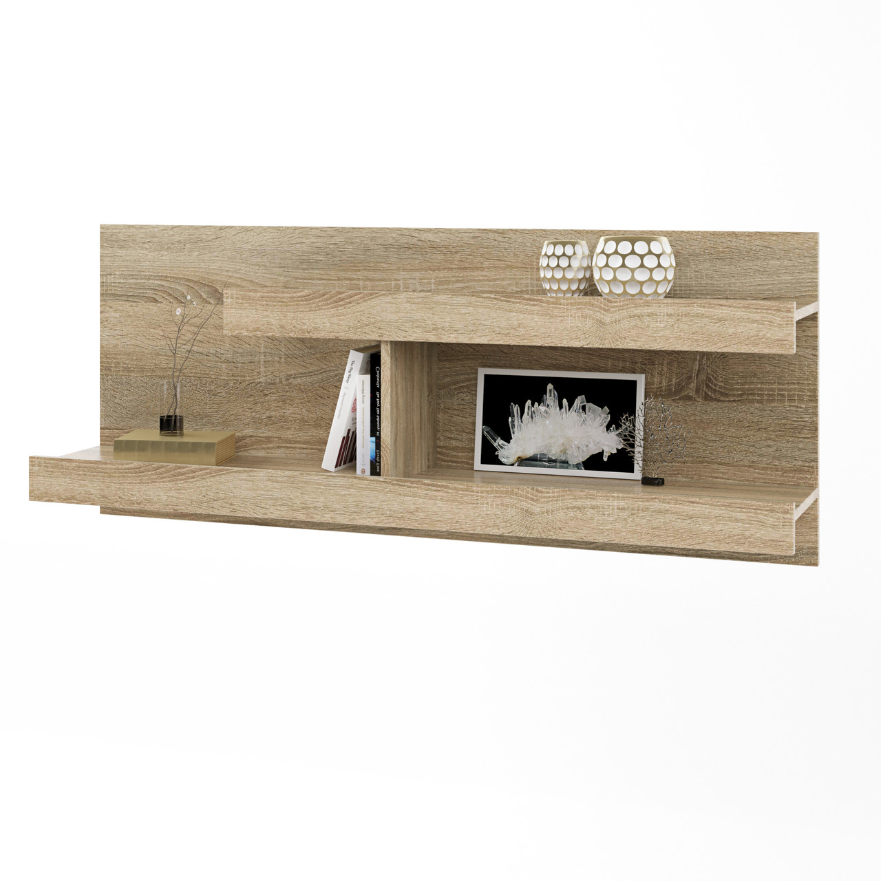 Полиця навісна Еверест Соната-1100 дуб сонома (DTM-2225), фото 1