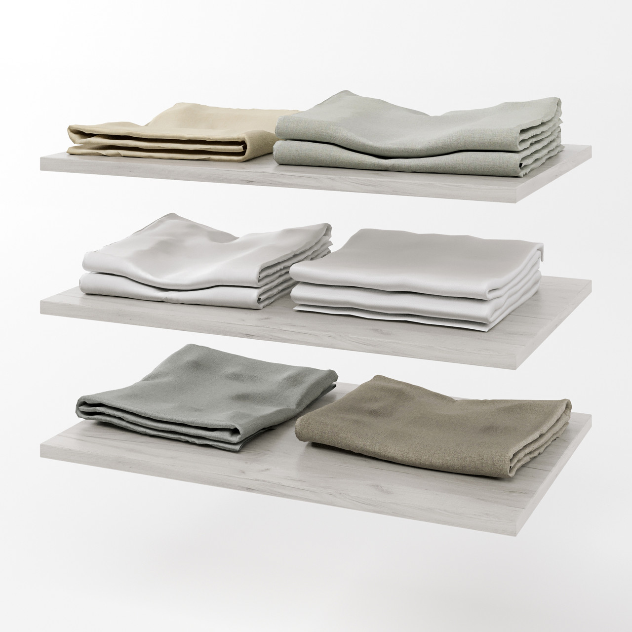 Полиці для Пеналу Еверест Ліберті (3 шт.) дуб крафт білий (DTM-2228), фото 1