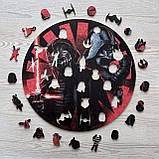 Середній Фігурний Дерев'яний Пазл Дарт Вейдер та Кайло Рен L, фото 3