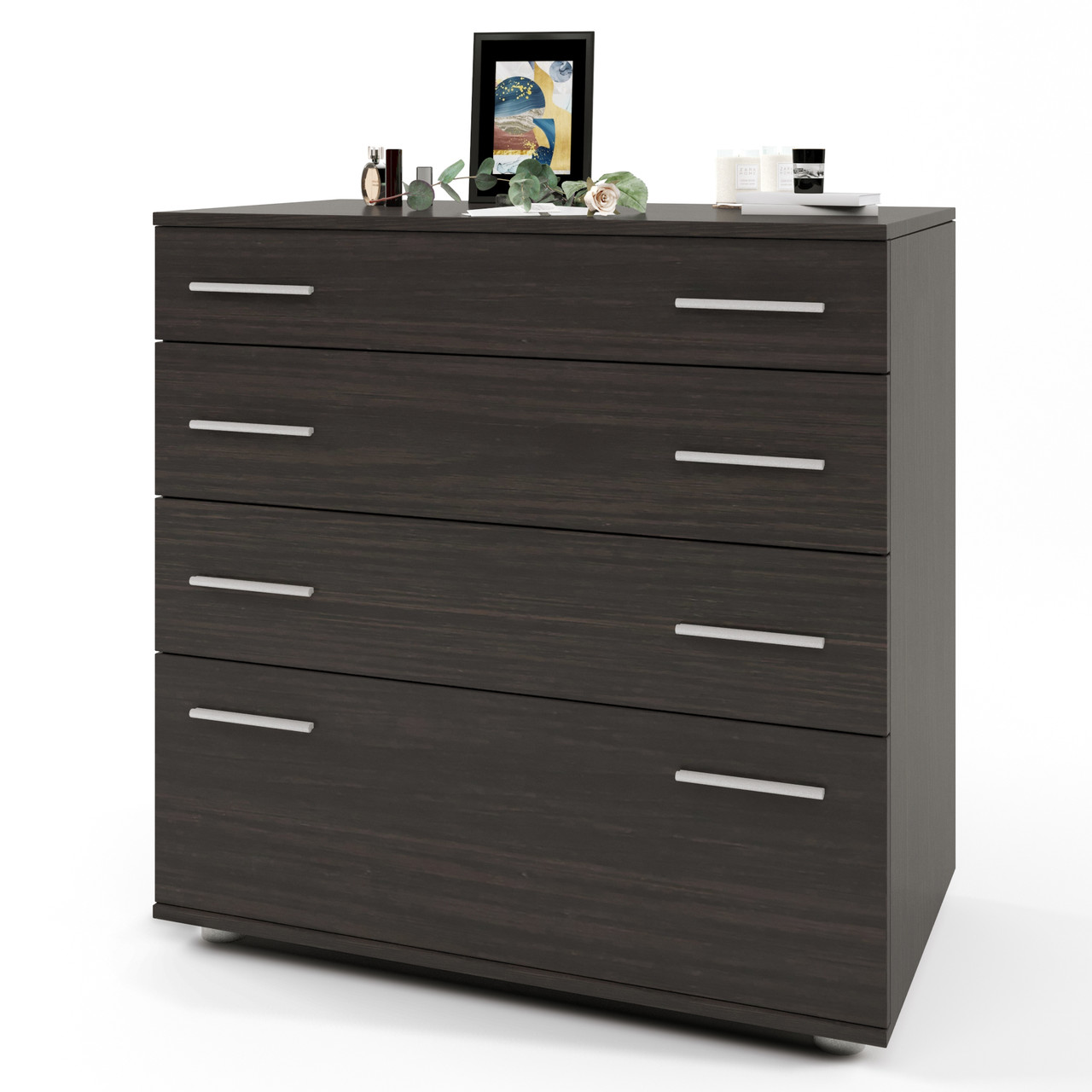 Комод для постільної білизни Еверест К-2 80х45х85 венге темний (телескопи) (DTM-2450), фото 1