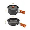 Набір туристичного металевого посуду для походів Camping cooking, фото 5