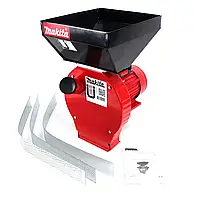 Подрібнювач електричний корморізка Makita EFS 4200 4.2 кВт, Кормоподрібнювач для зерна та качанів кукурудзи