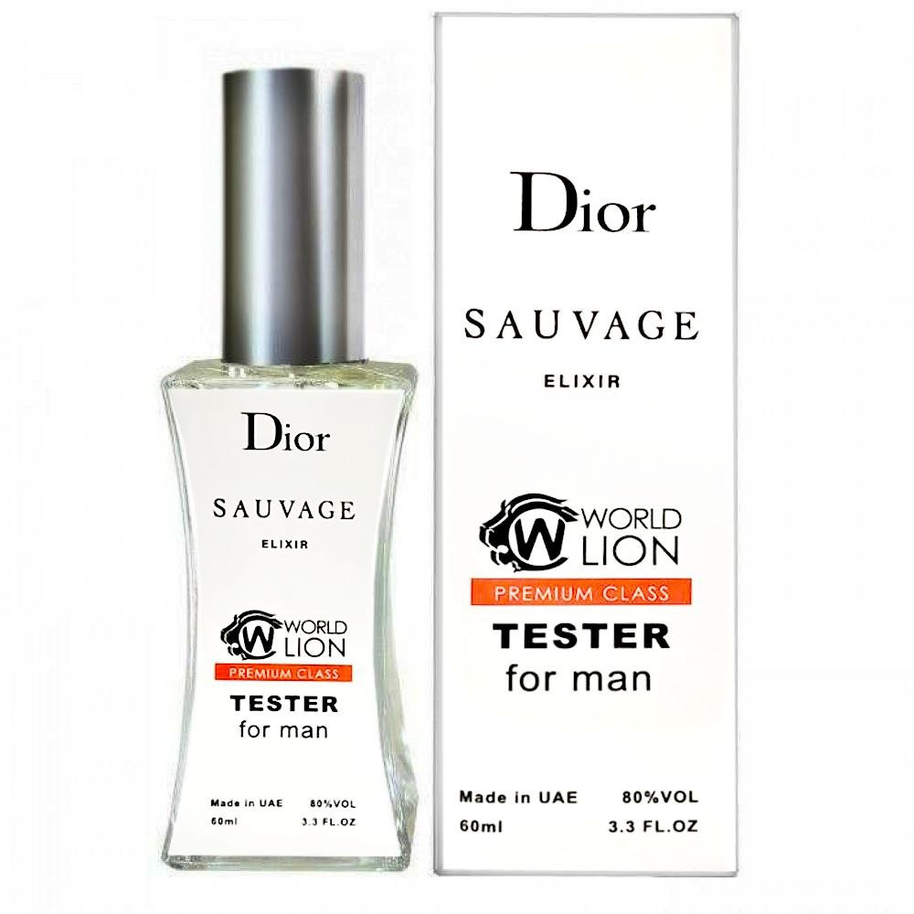 Dior Sauvage Elixir ТЕСТЕР Premium Class мужской 60 мл - фото 1 - id-p2198846737