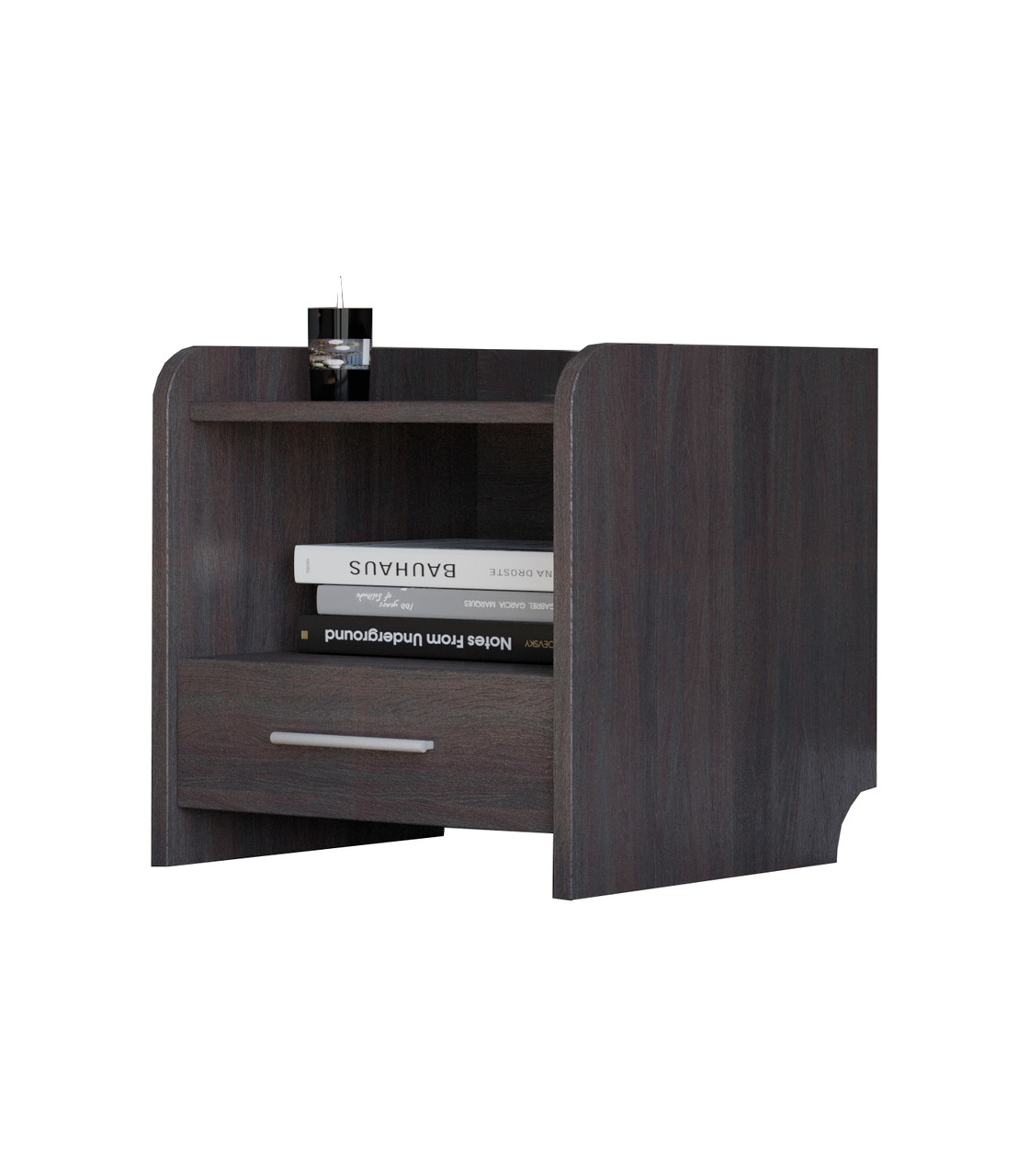 Тумба біля ліжка Еверест Т-1 40х40х40 венге темний (DTM-2358), фото 1