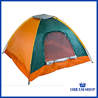 Палатка туристическая 1 местная, палатка для кемпинга походная, Палатка для отдыха одноместная 2х1 метр