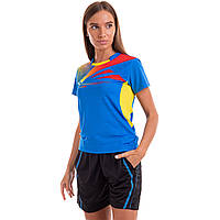 Комплект одежды для тенниса женский футболка и шорты Lingo LD-1822B размер M цвет голубой un