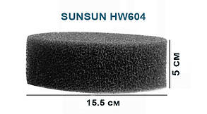 Сменная  мелкопористая губка для внешнего фильтра SunSun HW604/604B, фото 3