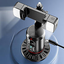 Розумний монопод, настільний тримач з автофокусом та LED-підсвіткою для смартфона 360°, фото 4