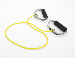 Комплексний джгут-тренажер з м'якими ручками без упаковки Thera-Band, жовтий, тонкий, 21721