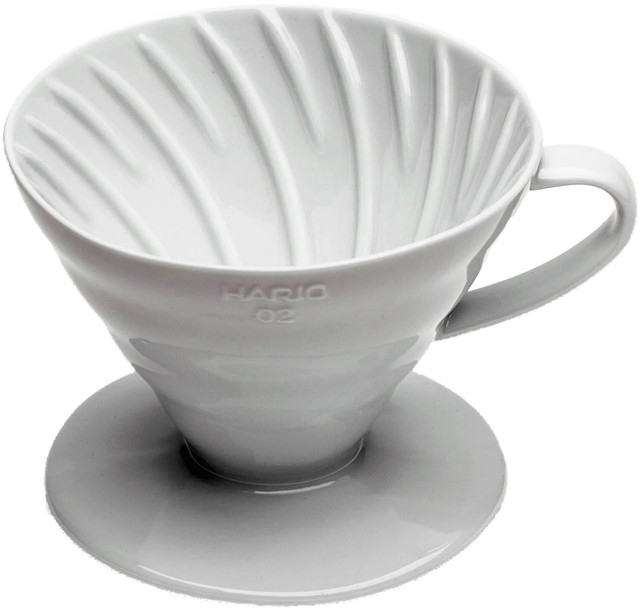 Керамический Пуровер HARIO V60 02 (400 мл.) Белый VDC-02W