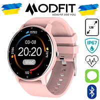 Женские смарт часы с сенсорным экраном Modfit Business Pink умные часы