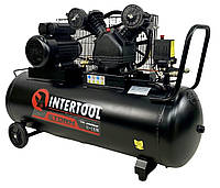 Компрессор поршневой 100 л Intertool PT-0014 (3.0 кВт 500 л/мин)