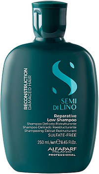 Шампунь для пошкодженого волосся Alfaparf Milano Semi Di Lino Reconstruction Reparative Low Shampoo 250 мл
