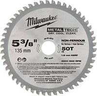 Пильный диск Milwaukee 135x20 мм, 50 зуб. (48404075)(5303393071756)