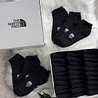 Чоловічі короткі шкарпетки The North Face 30 пар чорні Зе норт фейс подарунковий набір шкарпеток, фото 2