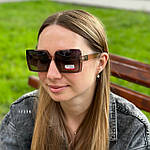 Сонцезахисні окуляри коричневі, лінза polarized, фото 2