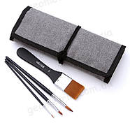 Художній набір 18 в 1 - Акрил, акварель, гуаш, олія, темперна фарба, аквагрим, фото 3