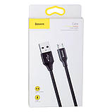 Кабель USB Baseus USB to Micro 2A CAMYW-A Колір Чорний, 01, фото 3
