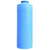 Пластиковая емкость Пласт Бак 1000 л узкая, вертикальная, голубая (00-00012438)(7546636171756)