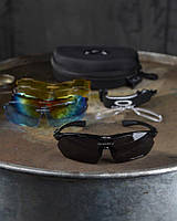 Очки тактические защитные в чехле Oakley M-Frame Hybride Баллистические очки ЛГ7158