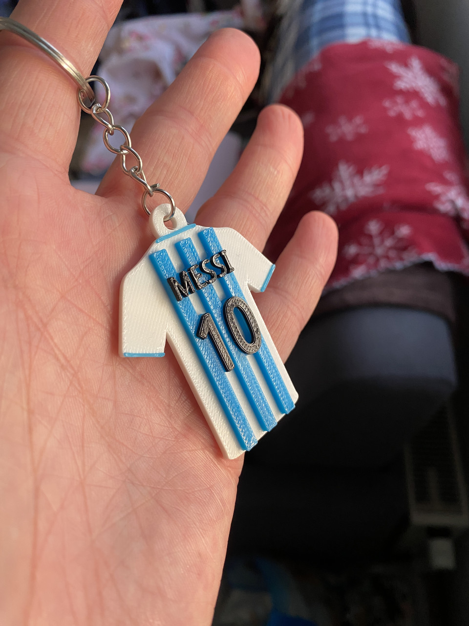 Брелок Мессі (Messi) надруковано на 3Д принтері, фото 1