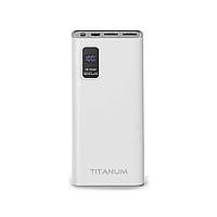 Повербанк TITANUM 727S 20 000 мА·ч с быстрой зарядкой White