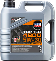 Синтетическое моторное масло LIQUI MOLY Top Tec 4200 SAE 5W-30, 4 л (3715)(7548451861756)