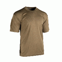 Футболка тактична Sturm Mil-Tec "Tactical T-Shirt QuickDry" Dark Coyote, чоловіча військова футболка койот