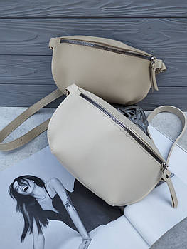 Поясна сумочка бананка модна жіноча в різних кольорах 21*14 см штучна шкіра Nata