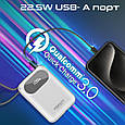 УМБ Promate PowerPod-20 20000 mAh, USB-C/USB-А порт, USB-C/Lightning конектори (powerpod-20.white), фото 5