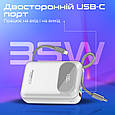 УМБ Promate PowerPod-20 20000 mAh, USB-C/USB-А порт, USB-C/Lightning конектори (powerpod-20.white), фото 6