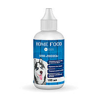 Фитомин для собак HOME FOOD масло "Лосось" для здоровья кожи и блеска шерсти 100 мл