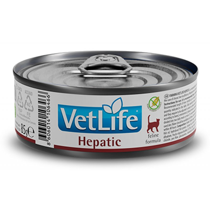 Farmina Vet Life Hepatic для кішок при хронічній печінковій недостатності - 85гр