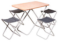 Комплект Пикник (стол и 4 стула) Vitan (2010035)(5274852951756)