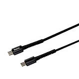 Кабель USB Hoco X71 Especial Type-C to Type-C PD 60W 3A Колір Чорний, фото 4