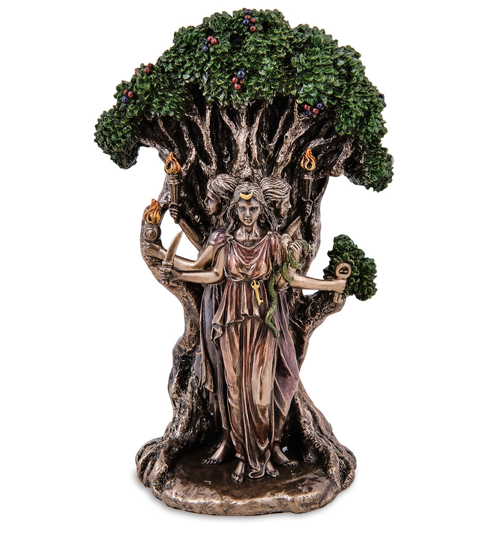 Статуетка Veronese Геката трилика триєдина богиня магії та чаклунства 18 см 1907169 вівтарна фігурка VE