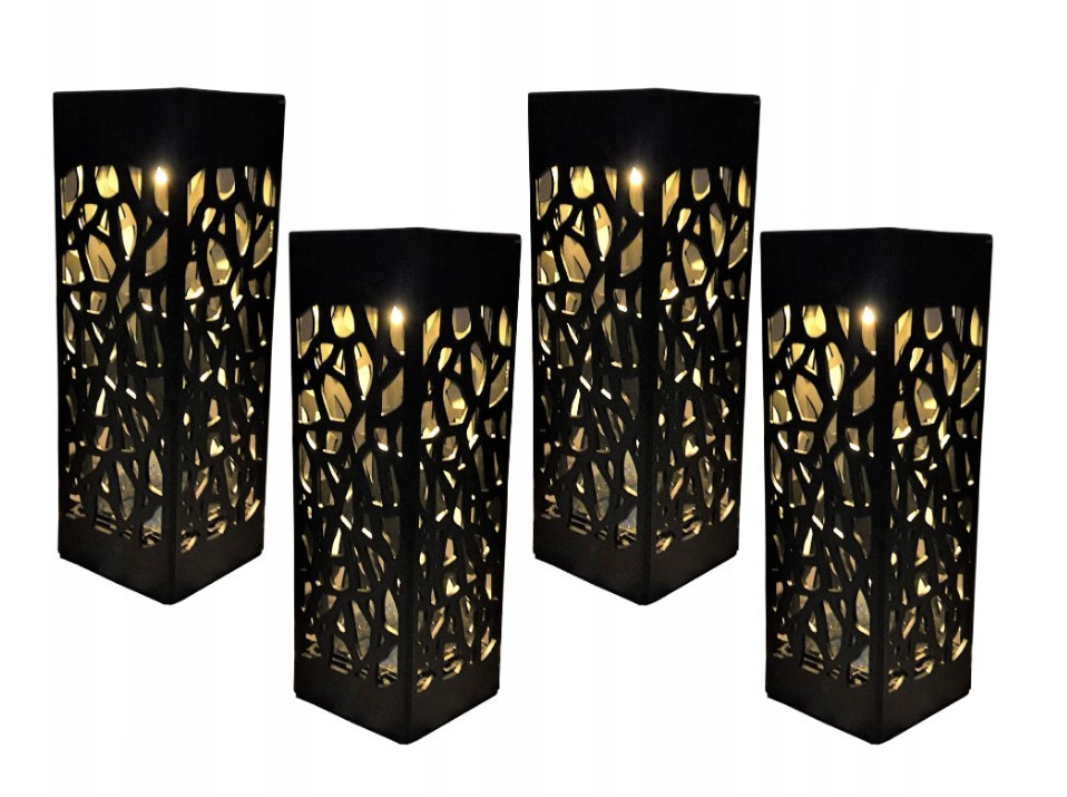 Набір вуличних світильників Cortina 28 см 4 шт, фото 1