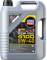 Синтетическое моторное масло LIQUI MOLY Top Tec 4100 SAE 5W-40, 5 л (9511)(7548451541756)