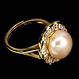 Кільце. Натуральні перли. Срібло 925., фото 2