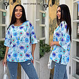 Блуза жіноча норма і батал 4413-15522 гл, фото 2