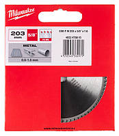 Пильный диск Milwaukee PFTE 203х5/8"х1.6мм 70 зубьев (4932478815)(5256064441756)