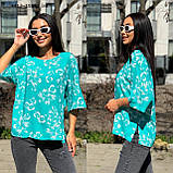 Блуза жіноча норма і батал 4413-15521 гл, фото 2