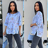 Блуза жіноча норма і батал 4413-15521 гл, фото 5