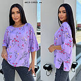 Блуза жіноча норма і батал 4413-15521 гл, фото 6