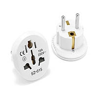 Переходник сетевой EU Plug Adapter ep0203 White